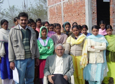 Pratham Teachers with J. Shukla (seated)