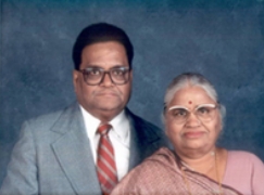 Shri Bhagirathmal Jiwrajka and Shrimati Narbadabai Jiwrajka